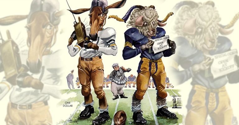 1944 Army-Navy Game poster. (National Archives)