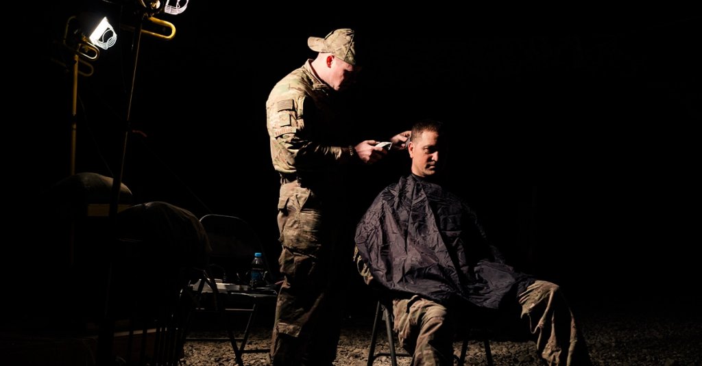 air force haircut iraq dvids