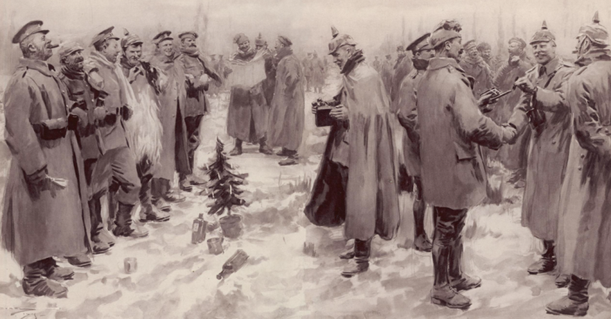 The crazy time when soldiers stopped fighting each other in WWI to celebrate Christmas together