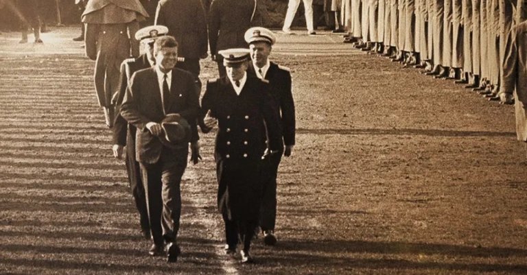 president kennedy at army-navy game