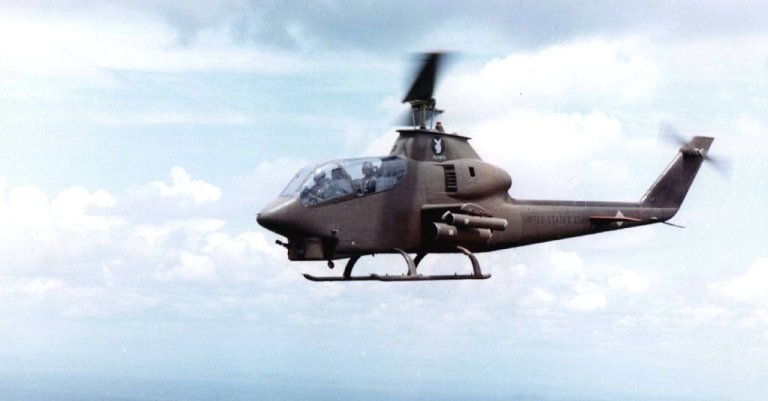 attack helicopter spare parts cobra vietnam