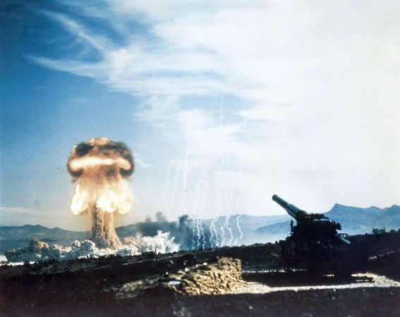 The Atomic Cannon was a thing during the Cold War