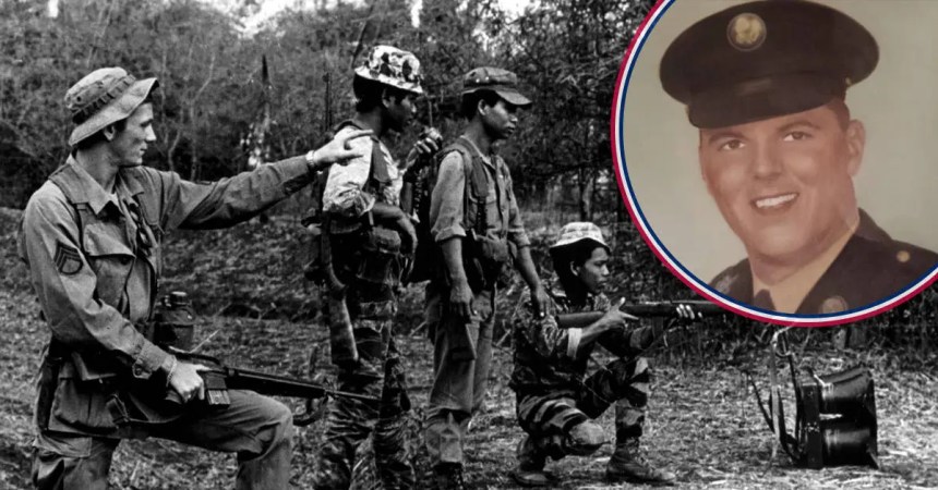 This commander cleared a minefield with his trench knife to save his men