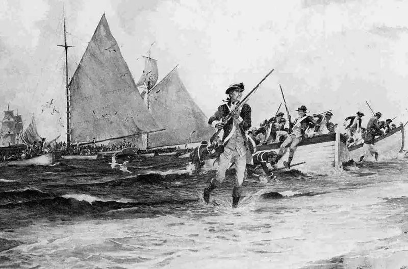 marine corps first amphibious landing nassau dma