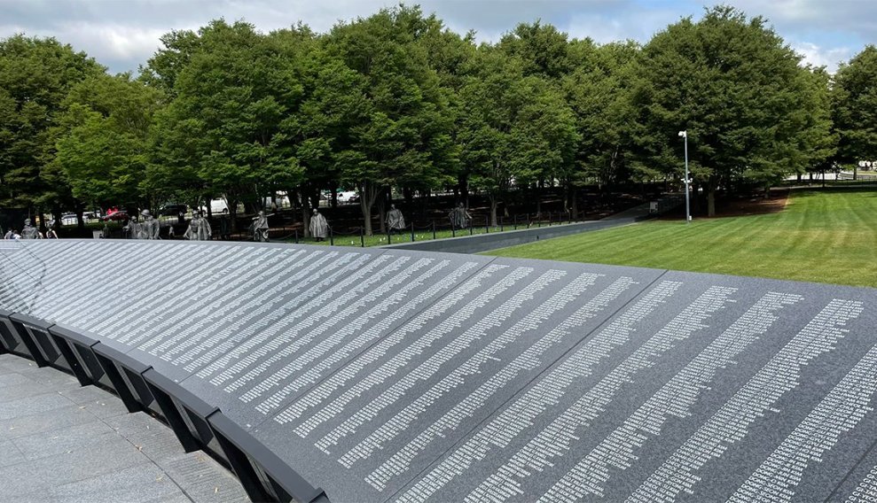 Korean War Veterans Memorial Wall of Remembrance unveiled 69 years ...