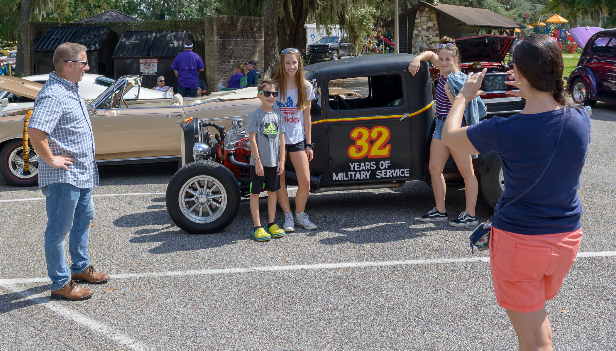 car show at Keesler Air Force Base