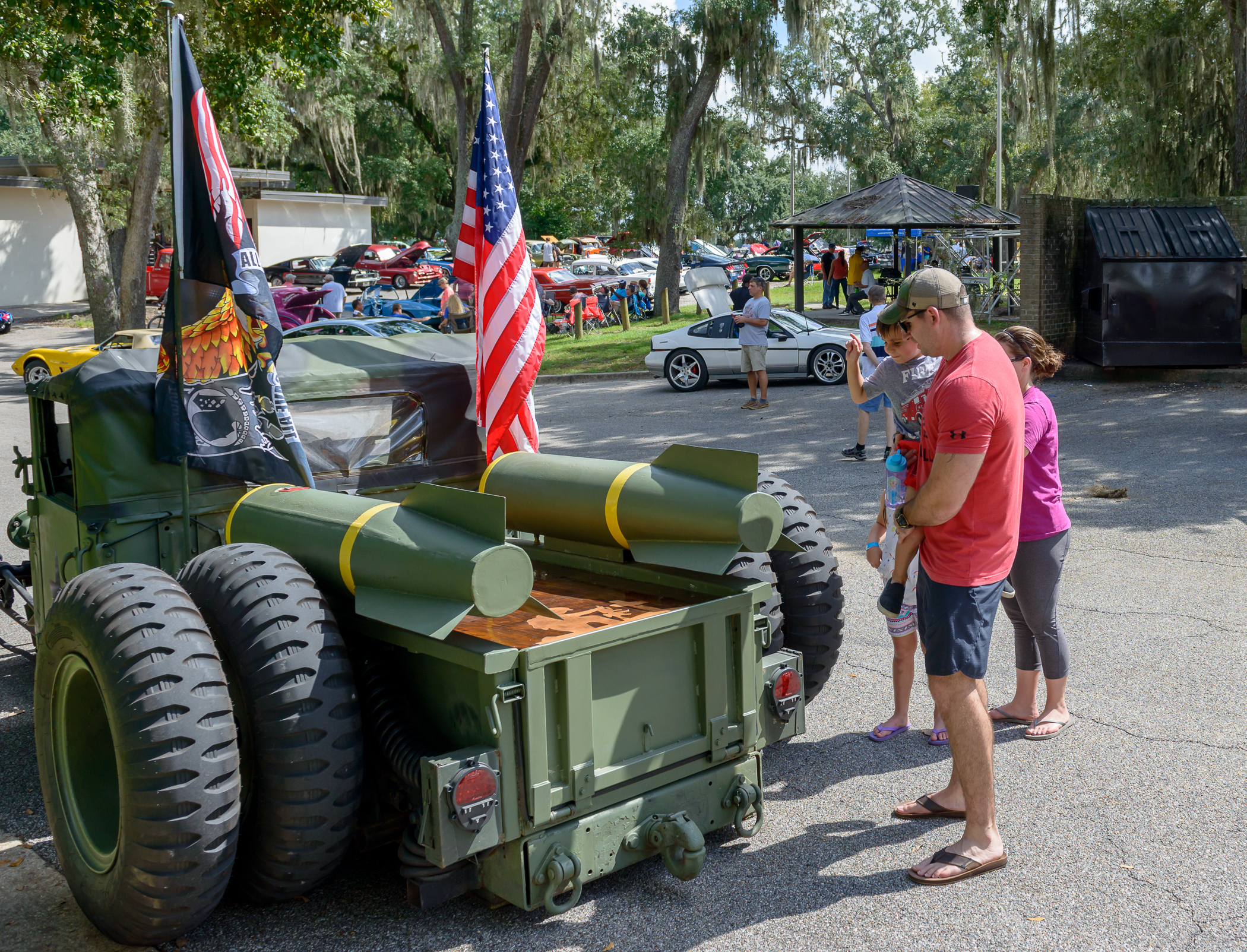 car show at Keesler Air Force Base