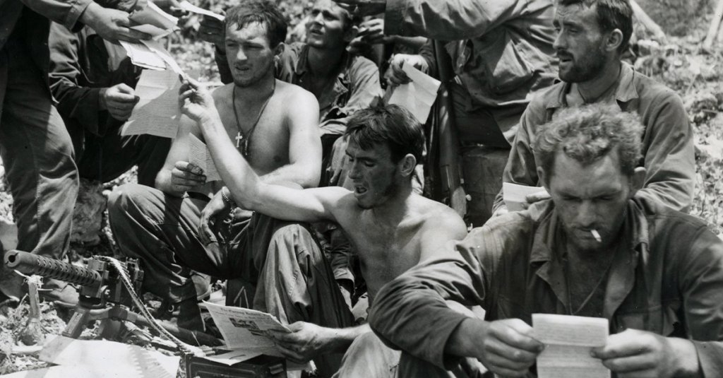 communication world war II marine corps mail