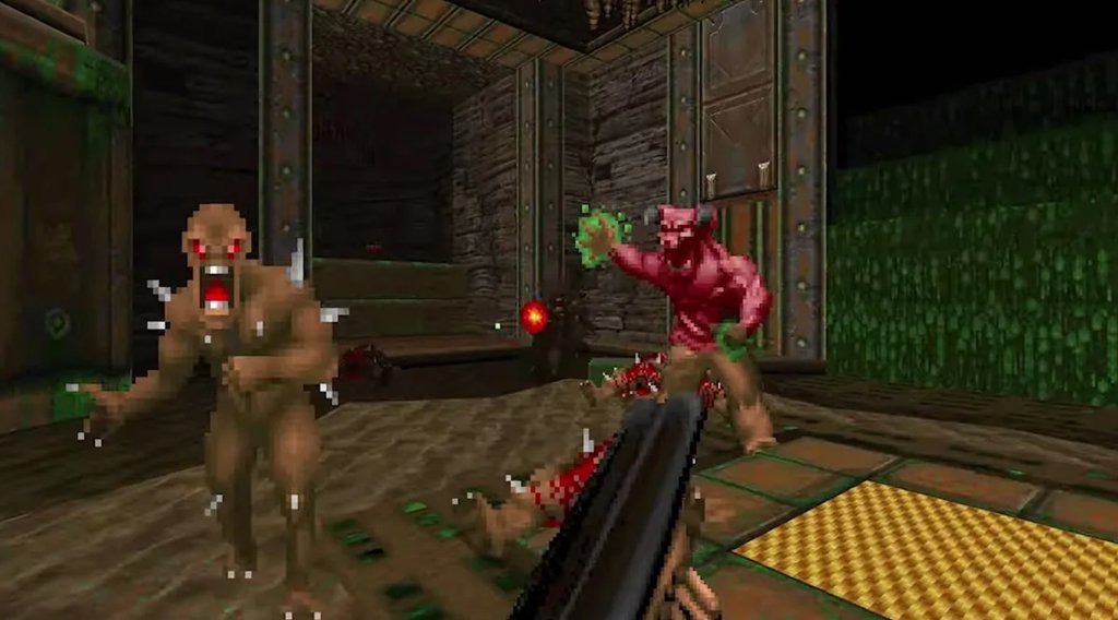 marine doom 2 gameplay ID