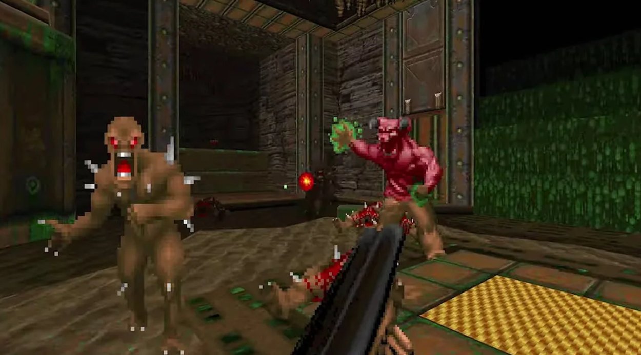 marine doom 2 gameplay ID