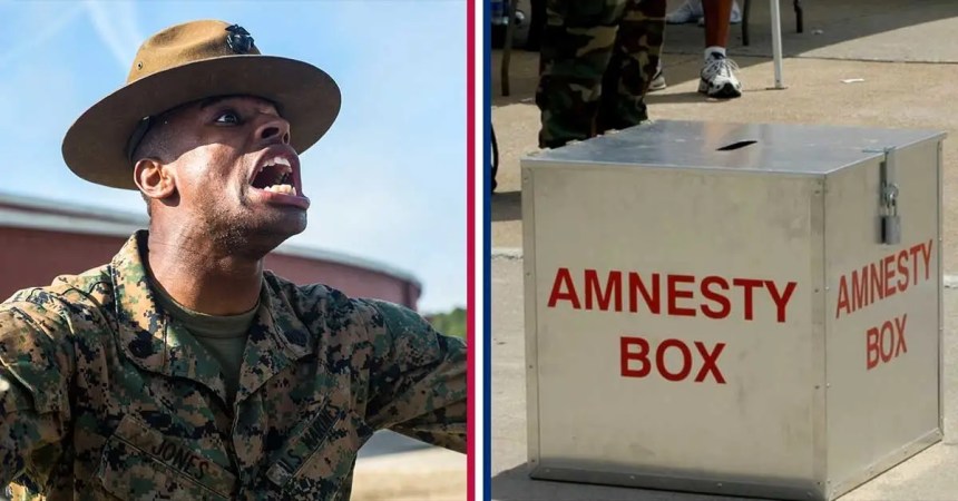 6 crazy things actually found in boot camp amnesty boxes