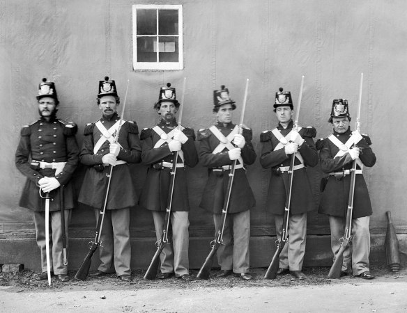 These were the all-Black units of the British Marines in America