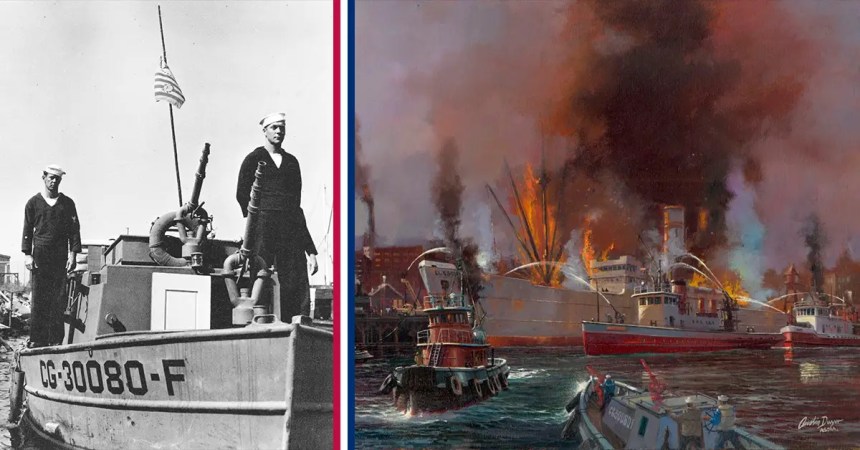 When the Coast Guard saved New York from a huge blast