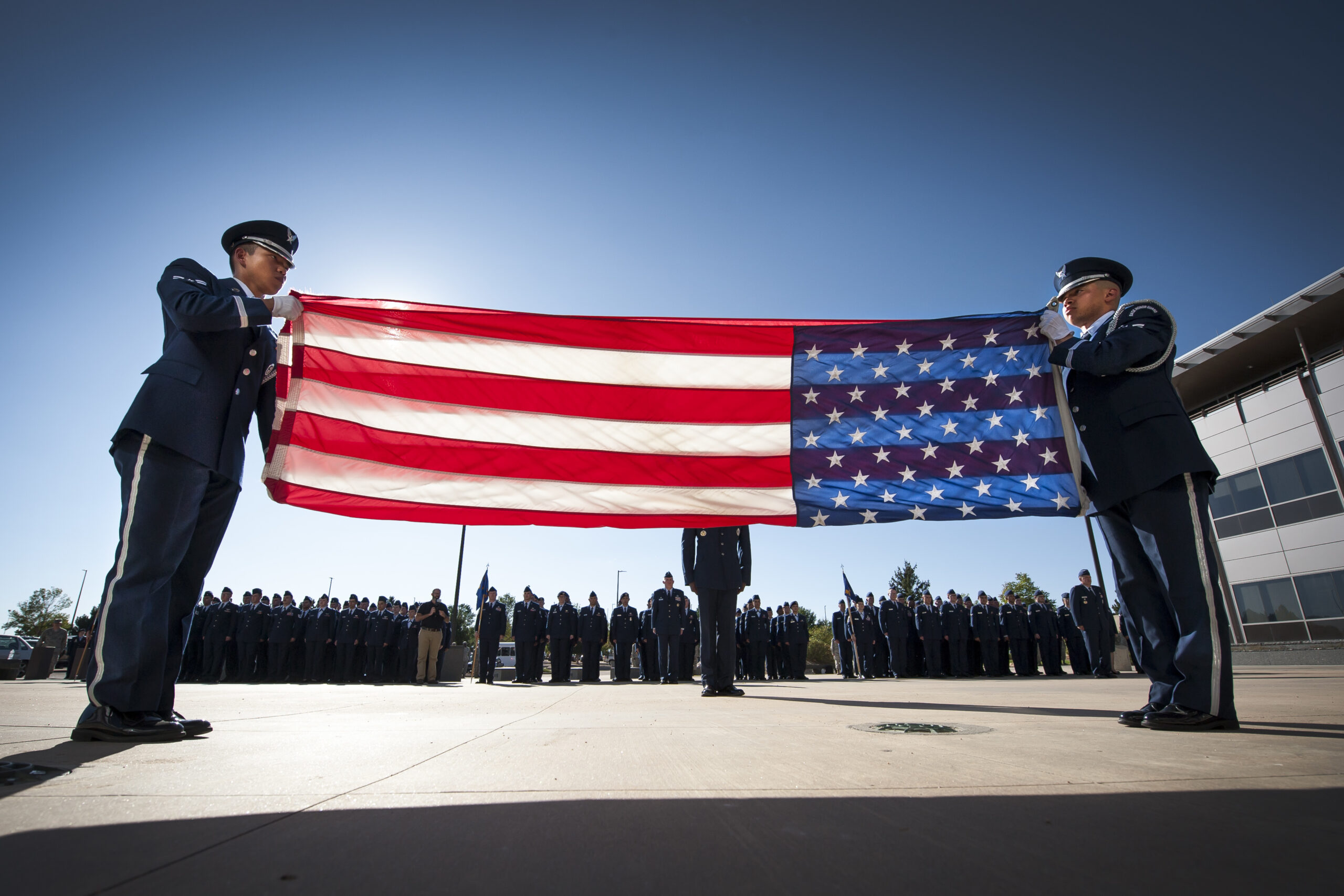 ceremony at colorado air force bases