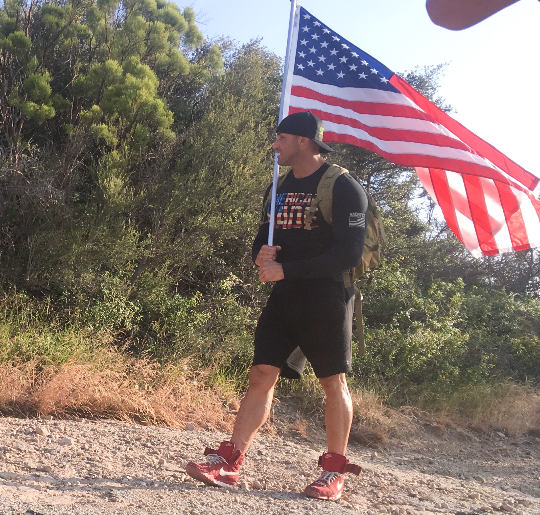 Aaron Williamson walking