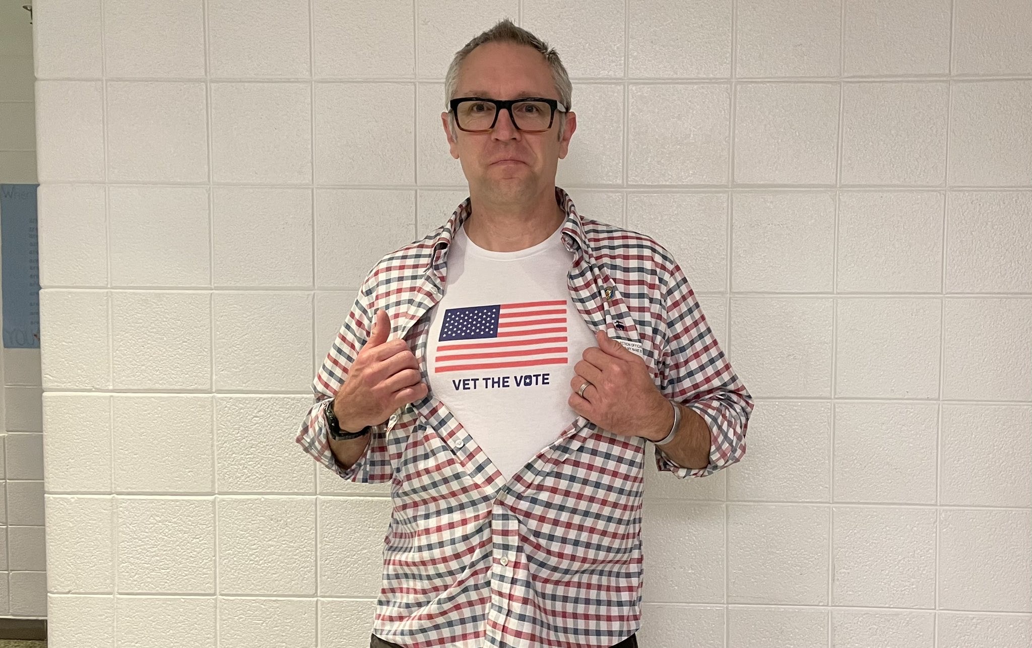 Vet the Vote volunteer