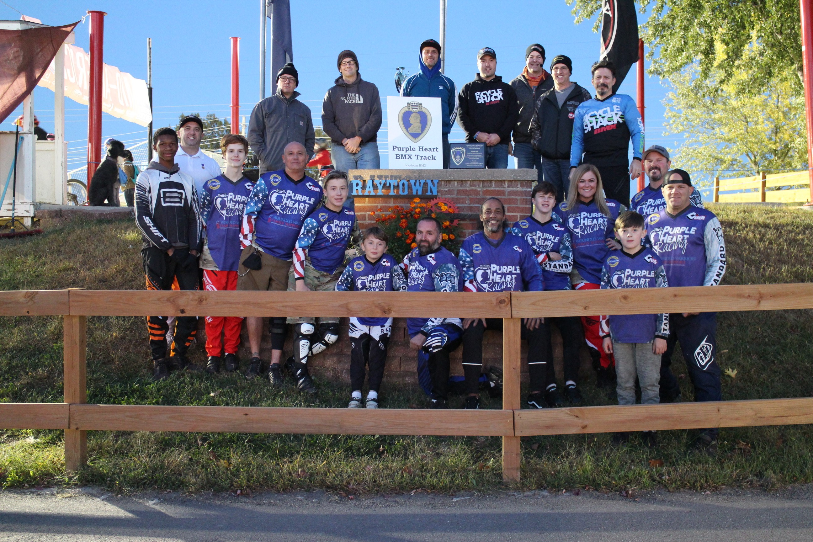 purple heart racing team