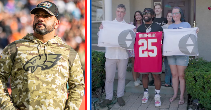 Atlanta Falcons’ Bijan Robinson surprises USMC vet with Super Bowl tickets