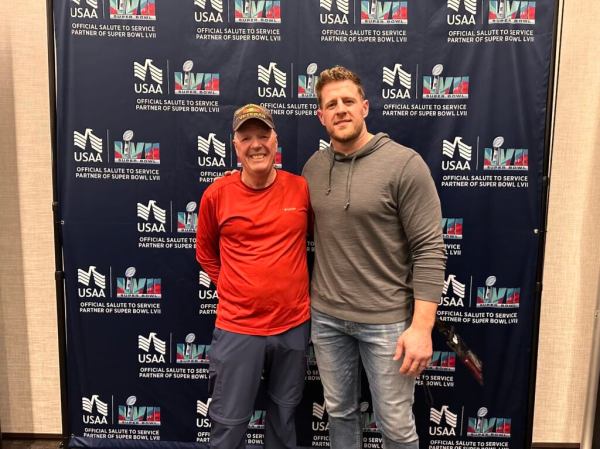 This Army veteran won Super Bowl tickets, but it was so much more than a game