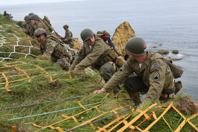 A 60-year-old D-Day veteran beat Special Forces climbing Pointe du Hoc