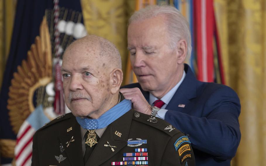 Colonel Paris Davis received the Medal of Honor nearly 60 years later