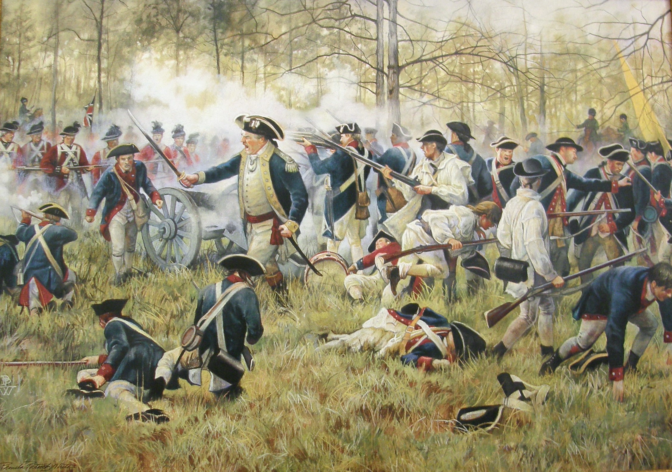 battle of camden painting
