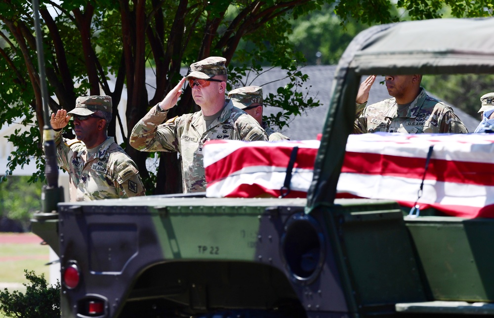 fort jackson procession