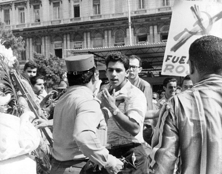 student protest before bay of pigs invasion