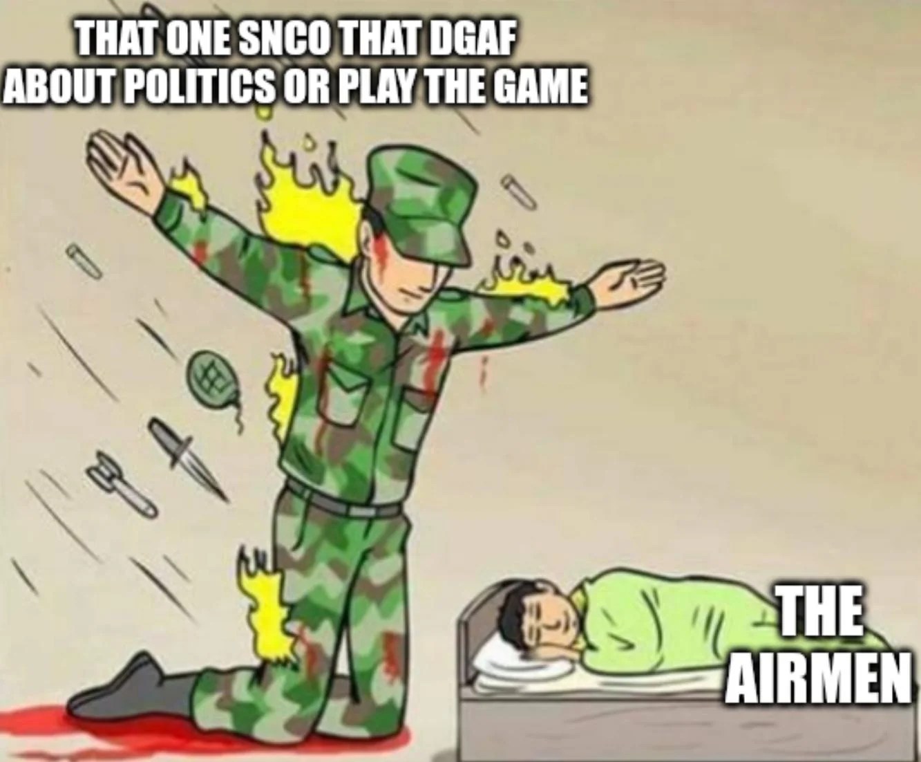 military memes politics