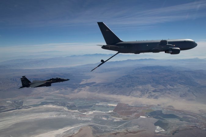 The Air Force celebrated 100 years of aerial refueling