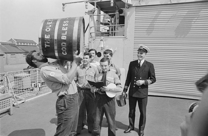 The Navy had a massive party the day it banned alcohol on ships