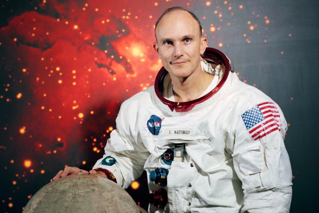 Ken Mattingly NASA astronaut.