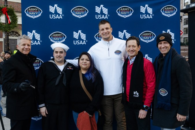 Rob Gronkowski and USAA give two cars away to military families in need