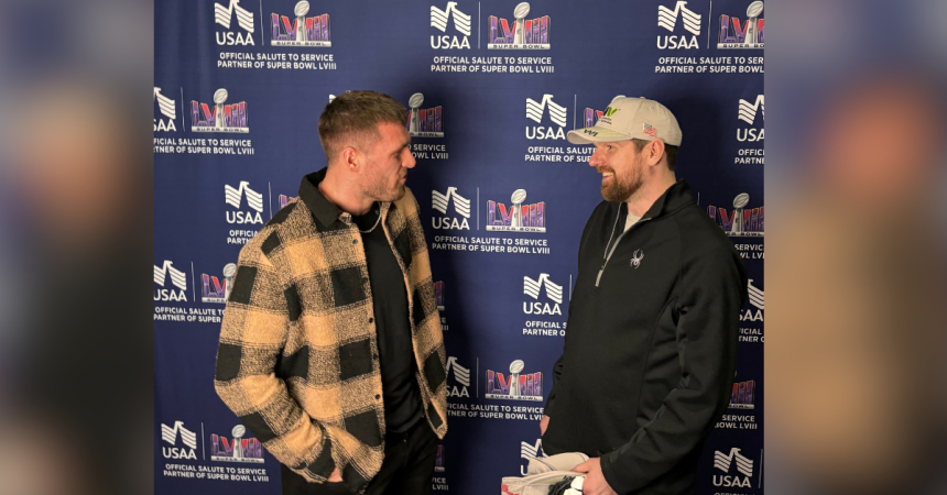 TJ Watt gives away Super Bowl tickets to Disabled American Veteran of the Year
