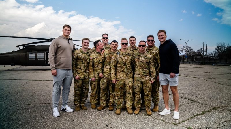 WATCH: NFL’s brightest prospects experience ‘day in the life’ of a service member