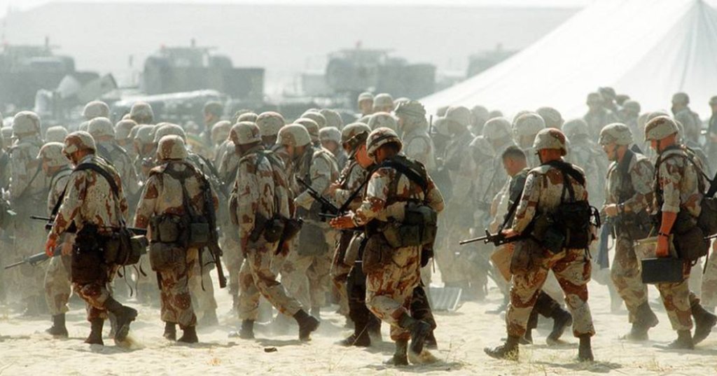 Desert storm gulf war Army