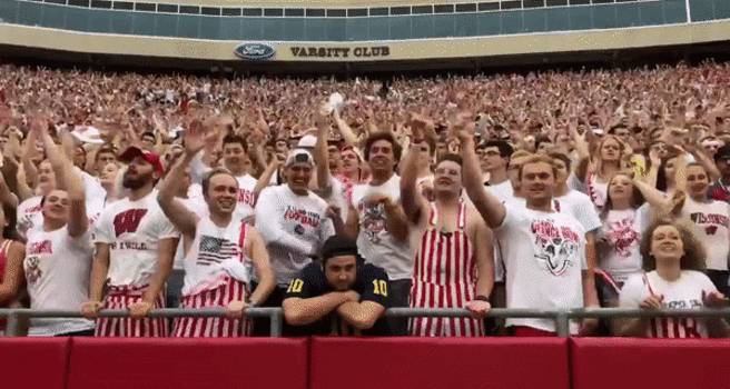college football traditions wisconsin