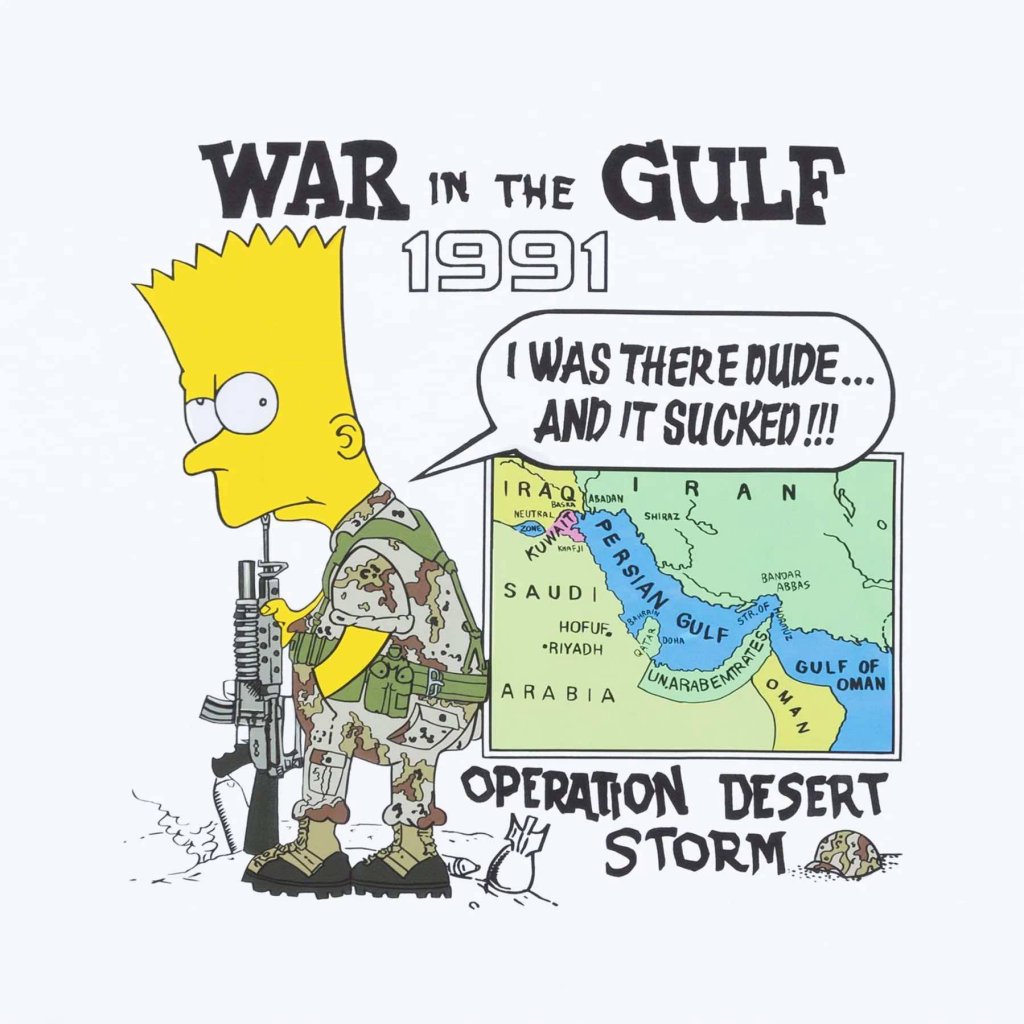 gulf war simpsons bootleg