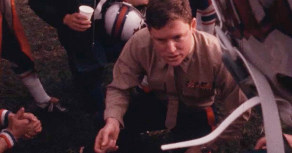 marine corps football coach eckert usmc