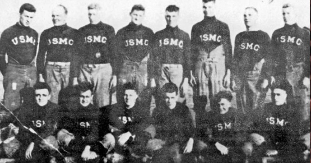 marine corps football first team usmc