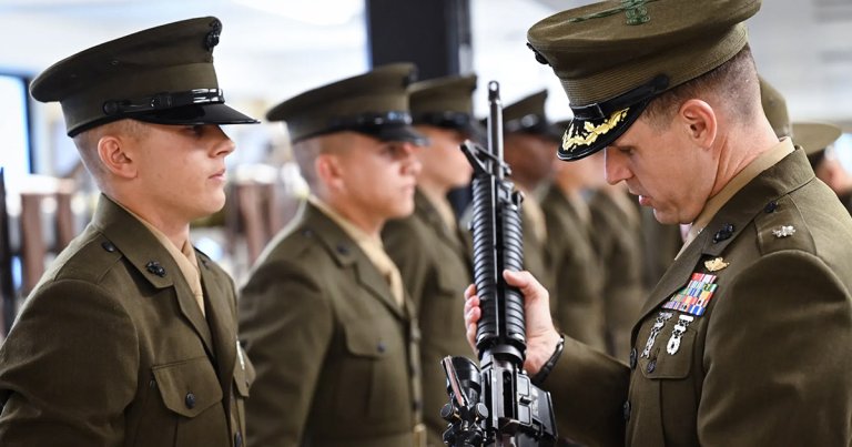 recruit advice rifle inspection