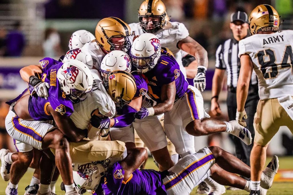 Academy football Army Eastern Carolina
