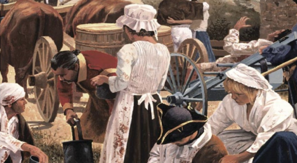 military spouses Continental army nurses