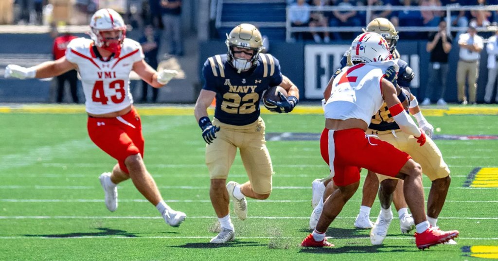 Navy midshipmen vs VMI NAvy Athletics