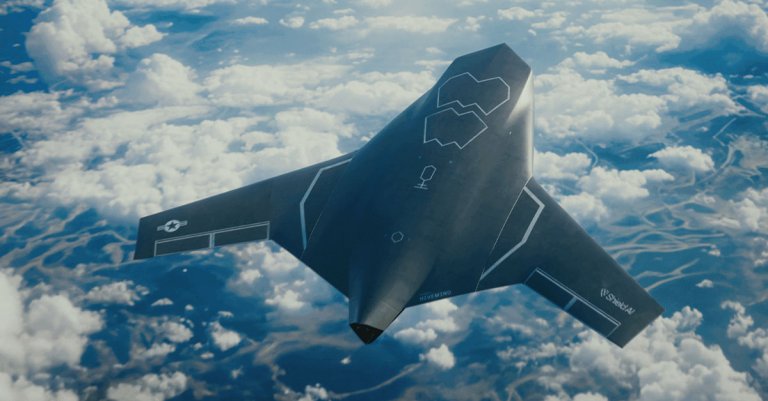 An artist's rendering of Shield AI's X-BAT drone by Shield AI