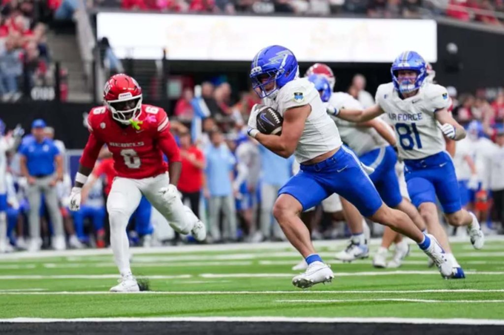 Air Froce Academy Football team plays UNLV in Las Vegas
