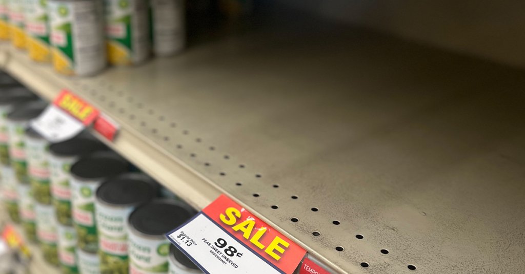 food insecurity military empty shelf author