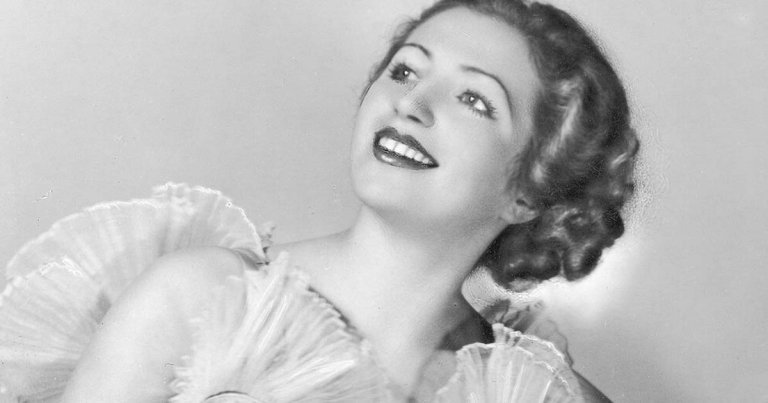 Publicity poster for ballerina Franceska Mann who fought for her life at auschwitz.