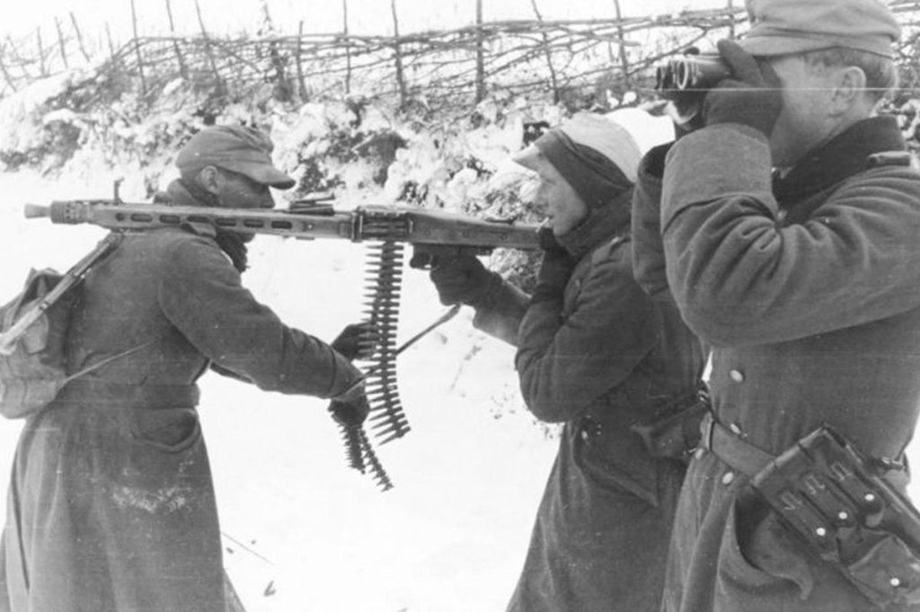 A German machine gun team in Yugoslavia. (Bundesarchiv)