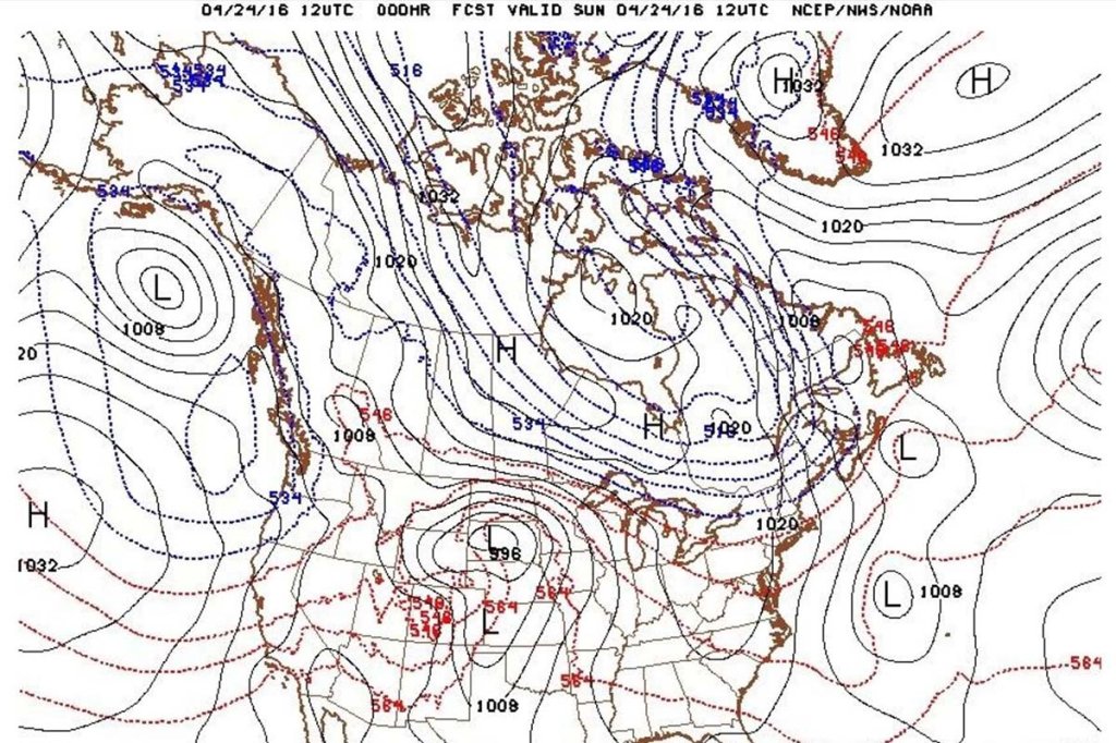 Meteorological chart labeled with UTC times such as 12UTC.
